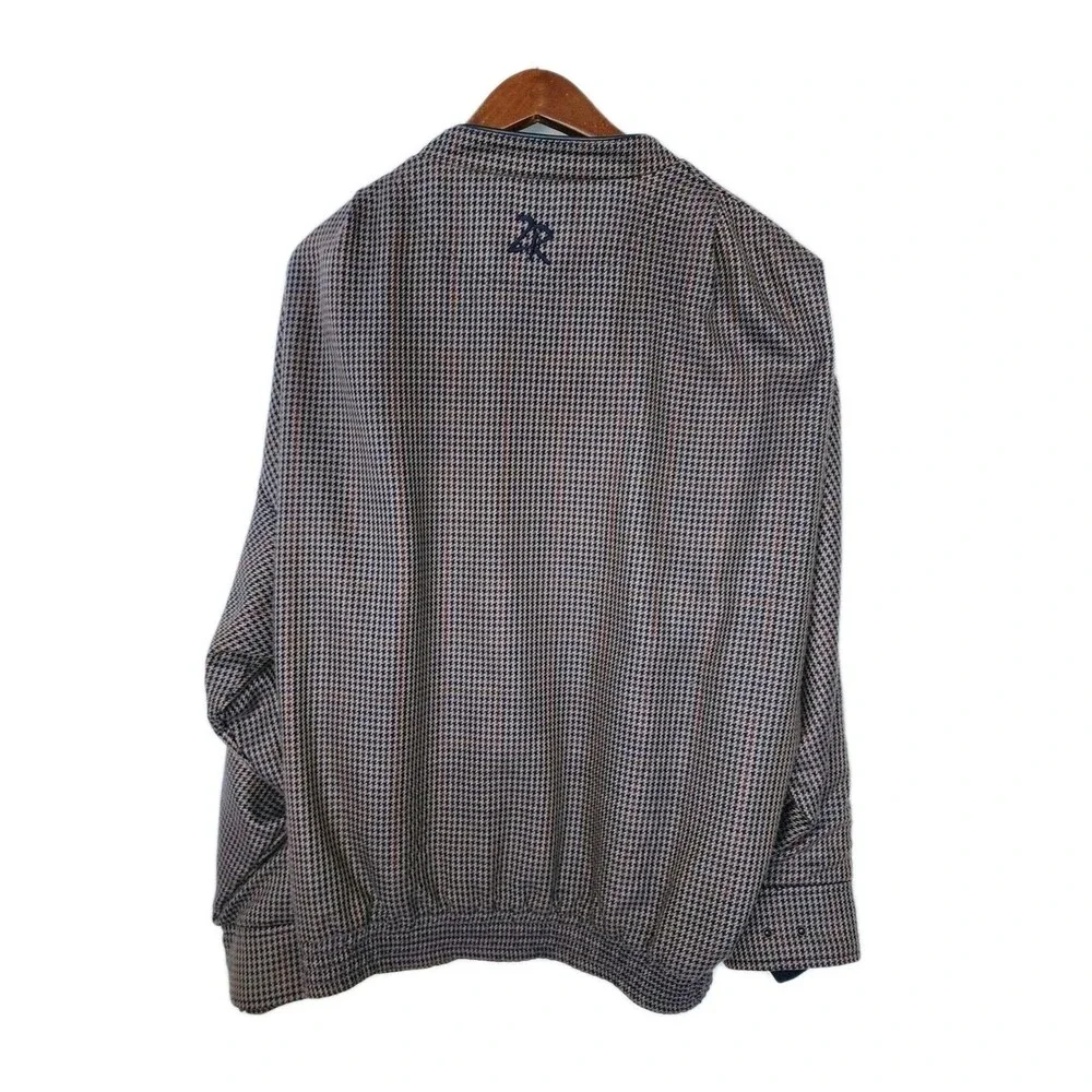 Vintage Zero Restriction Golf Pullover Jacket Large Silk Cashmere Wool USA Made